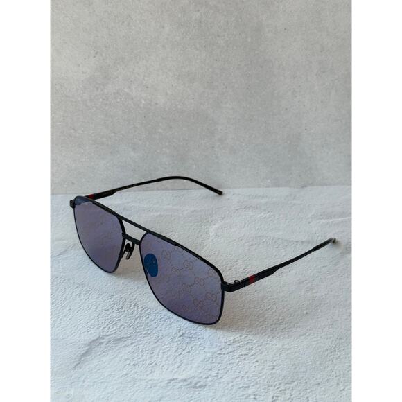 NEW Gucci GG1676S Logo Mirror Unisex Aviator Sunglasses main image 6